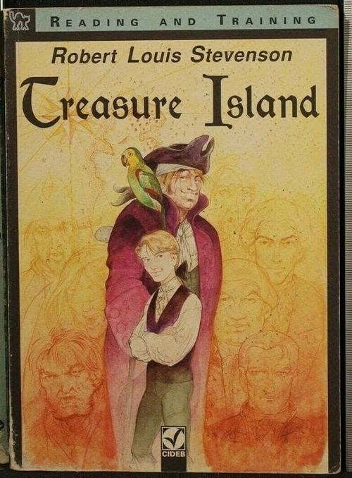 TREASURE ISLAND with CD - Black Cat / Reading & Training #