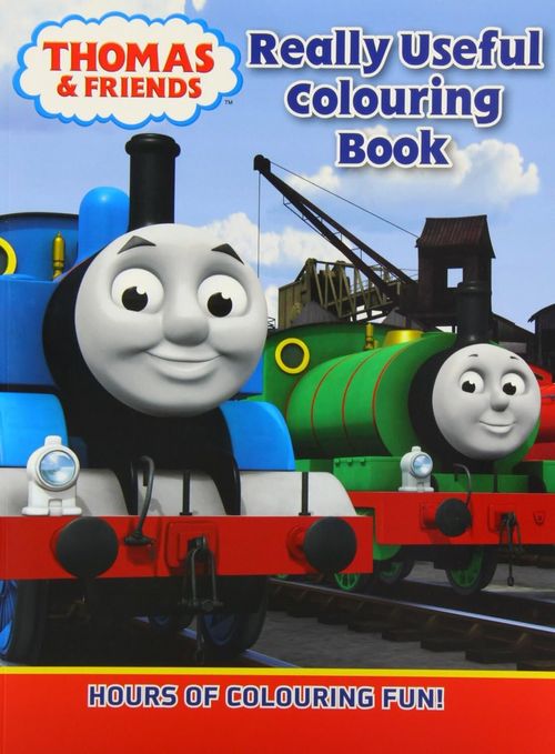 THOMAS & FRIENDS: REALLY USEFUL COLOURING BOOK - Egmont #