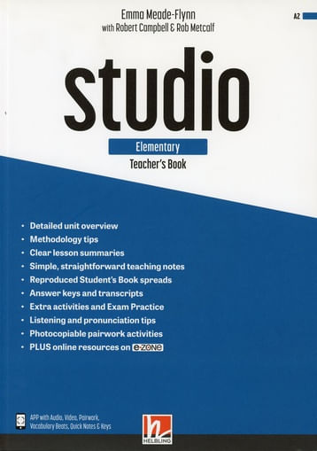 STUDIO ELEMENTARY - TEACHER'S BOOK + E-Zone