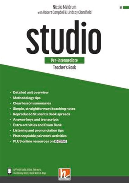 STUDIO PRE-INTERMEDIATE - TEACHER`S Combo Split A + E-Zone