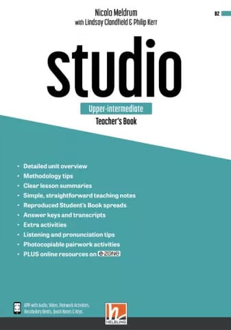 STUDIO_ UPPER INTERMEDIATE  - TEACHER'S BOOK + E-Zone
