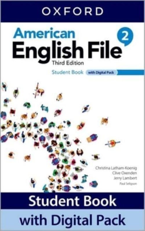 AMERICAN ENGLISH FILE 2 -     Student Book with Digital Pack **3rd Edition*