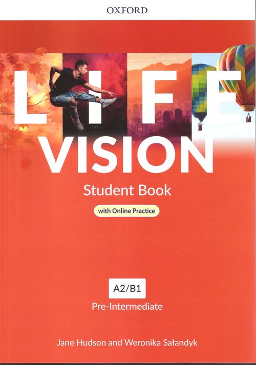 LIFE VISION  PRE INTERMEDIATE  -   STUDENT`S with Online Practice Pack  A2 / B1