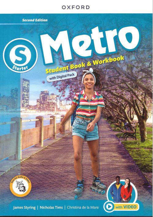 METRO  -   STARTER  -   STUDENT'S BOOK & WORKBOOK With Digital Pack *2nd Ed*