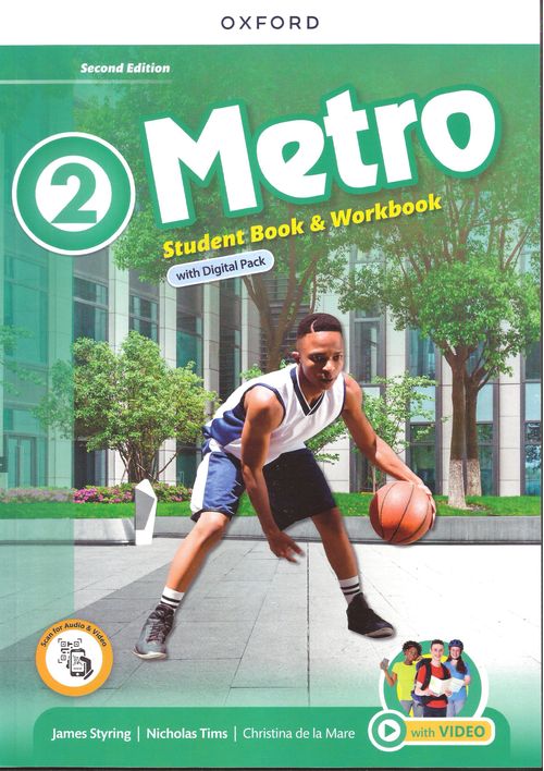 METRO  2 -     STUDENT'S BOOK & WORKBOOK With Digital Pack *2nd Ed*