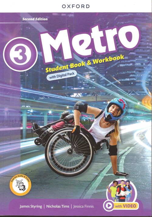 METRO  3 -     STUDENT'S BOOK & WORKBOOK With Digital Pack *2nd Ed*