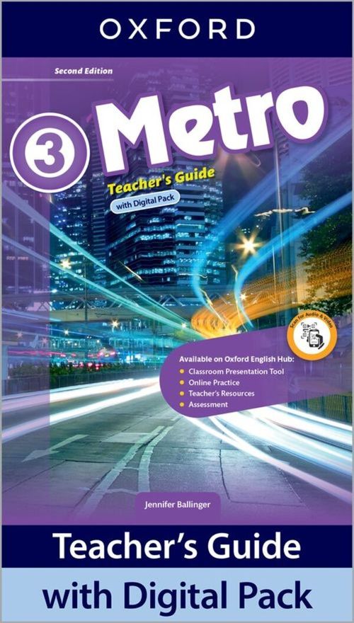 METRO  3 -     TEACHER'S With Digital Pack *2nd Ed*
