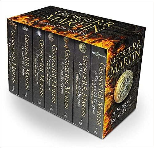 GAME OF THRONES,A : THE STORY CONTINUES : The complete boxset of all 7 books - Harper uk