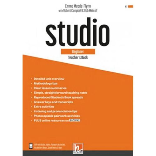 STUDIO BEGINNER - TEACHER'S BOOK + E-Zone