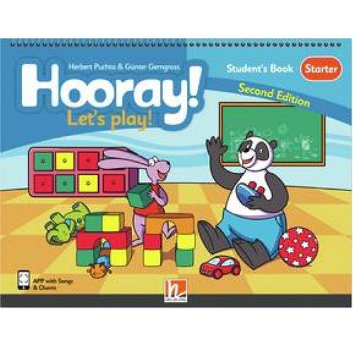 HOORAY! LET S PLAY!  STARTER - STUDENT`S Book with e-zone kids + app *2nd Ed*