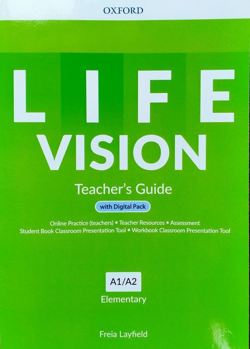 LIFE VISION  ELEMENTARY  - TEACHER'S GUIDE with Digital Pack  A1 / A2