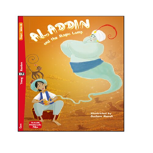 ALADDIN AND THE MAGIC LAMP with downloadable Audio files - Young HUB Stage 1 (below A1)  **N/E**