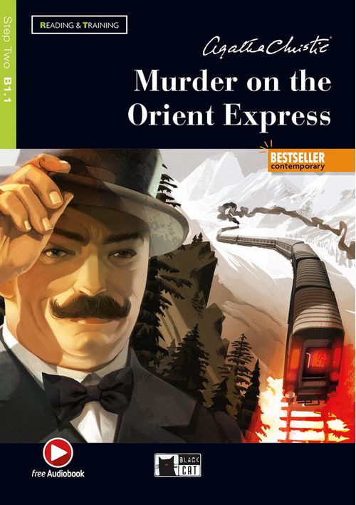 MURDER ON THE ORIENT EXPRESS -Black Cat Reading & Training B1 w/free audiobook