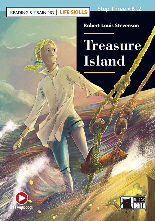 TREASURE ISLAND -Black Cat Reading & Training (Life Skills) - Free Audiobook B1.2