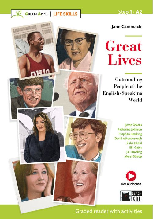 GREAT LIVES w/Free Audiobook - Black Cat/Green Apple Life Skills A2