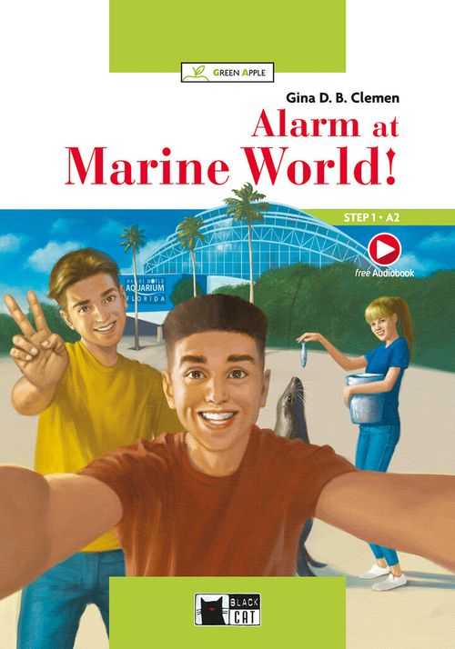 ALARM AT MARINE WORLD! w/Free Audiobook - Black Cat/Green Apple A2