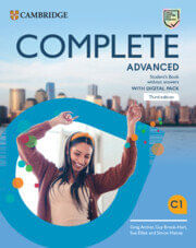 COMPLETE ADVANCED -  STUDENT`S with  Digital Pack  *3rd Edition*