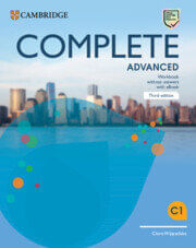 COMPLETE ADVANCED -  WORKBOOK  with e-Book *3rd Edition*