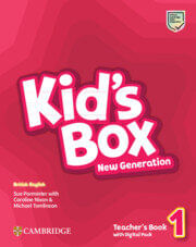 KID'S BOX NEW GENERATION 1 - TEACHER'S BOOK with Digital Pack