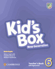 KID'S BOX NEW GENERATION 6 - TEACHER'S BOOK with Digital Pack