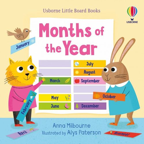 MONTHS OF THE YEAR - Little Board Books