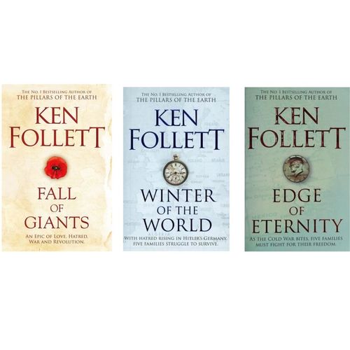 Combo Century Trilogy Fall of Giants + Winter of the World + Edge of Eternity (3 libros) Ingles