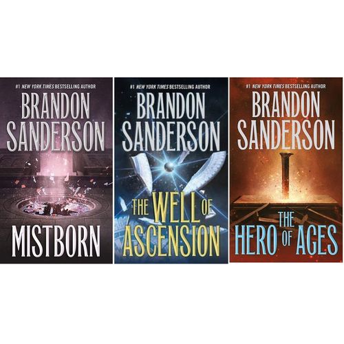 Combo Mistborn The Finale Empire + The Well of Ascension + The Hero of Ages (3 libros) Ingles