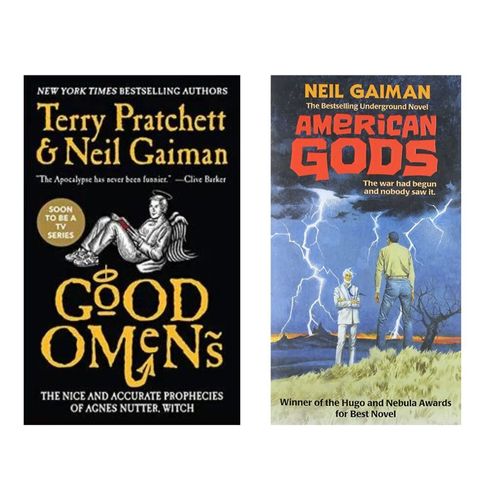Combo Good Omens + American Gods (2 libros) ingles