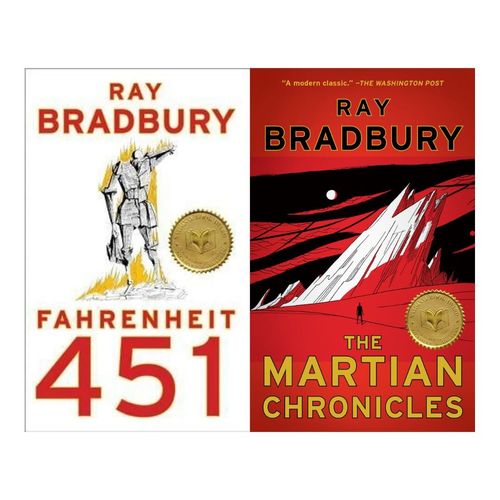 Combo Fahrenheit 451 + The Martian Chronicles (2 libros) Ingles