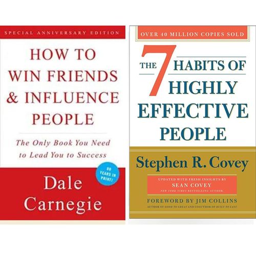 Combo How to win Friends and Influence people + 7 habits of highly effective people (2 libros)Ingles
