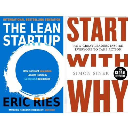 Combo The lean startup + Start with why (2 libros) Ingles