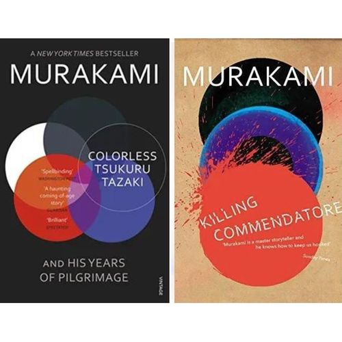 Combo Colorless Tsukuru Tazaki and his years of pilgrimage + Killing Commendatore (2 libros) Ingles