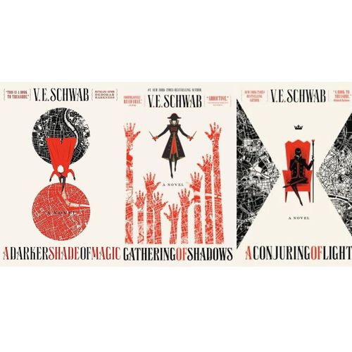 Combo A Darker Shade Of Magic + A Gathering Of Shadows + A Conjuring Of Light (3 Libros) Ingles