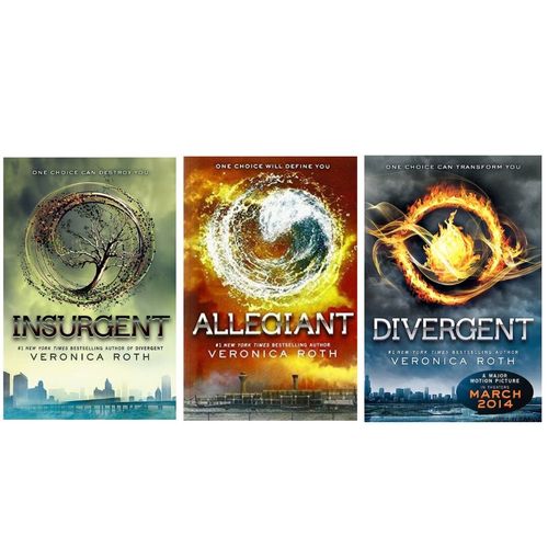 Combo Divergent + Insurget + Allegiant (3 Libros) Inglés