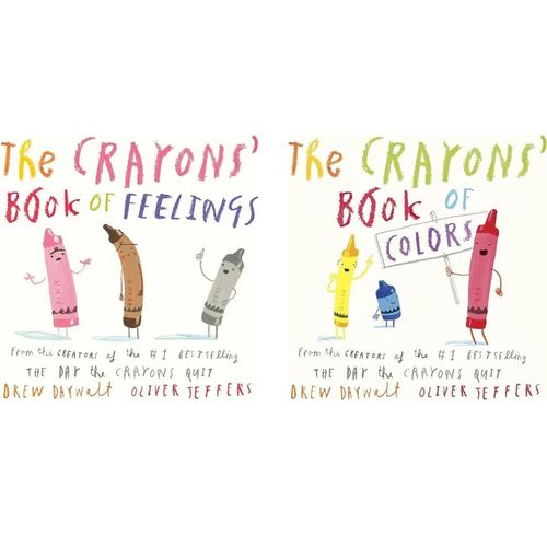 Combo Crayons Book of Feelings + Book of Colors (2 libros) Ingles