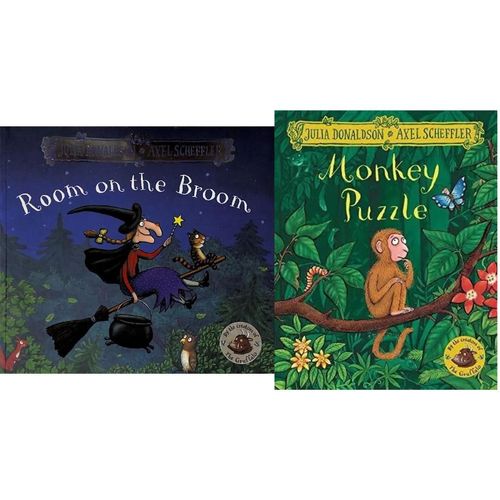 Combo Room on the Broom + Monkey Puzzle (2 libros) Ingles