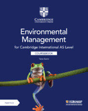 CAMBRIDGE INTERNATIONAL AS LEVEL ENVIRONMENTAL MANAGEMENT -  Coursebook w/Digital Access (2 years)