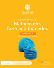 CAMBRIDGE IGCSE MATHEMATICS:CORE & EXTENDED -    Coursebook w/Online Mathematics (2 Years) *3rd Ed*