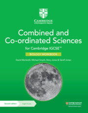 CAMBRIDGE IGCSE COMBINED & CO-ORDINATED SCIENCES  Biology WB with Digital Access (2 Years) *New*