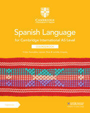 CAMBRIDGE INTERNATIONAL AS LEVEL SPANISH LANGUAGE -  Coursebook with Digital Access (2 years)