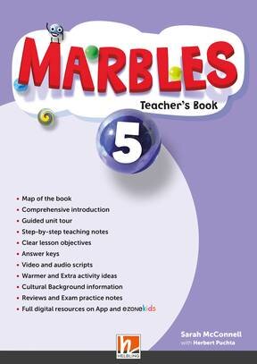 MARBLES 5  -  Teacher's Book + App + E-Zone Kids