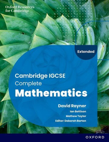 COMPLETE MATHEMATICS IGCSE EXTENDED -   Student's Book *6th Edition*