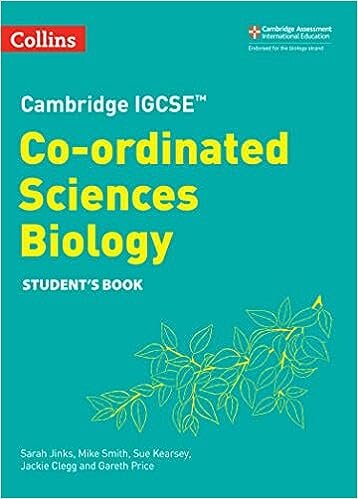 CAMBRIDGE IGCSE CO-ORDINATED  SCIENCES  BIOLOGY - STUDENT'S **2nd Edition**