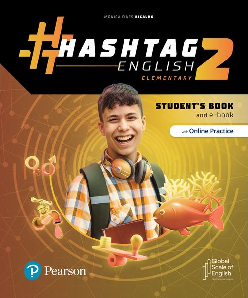 HASHTAG ENGLISH 2 ELEMENTARY  -  Student's Book and e-book with Online Practice