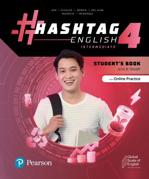 HASHTAG ENGLISH 4 INTERMEDIATE  -  Student's Book and e-book with Online Practice