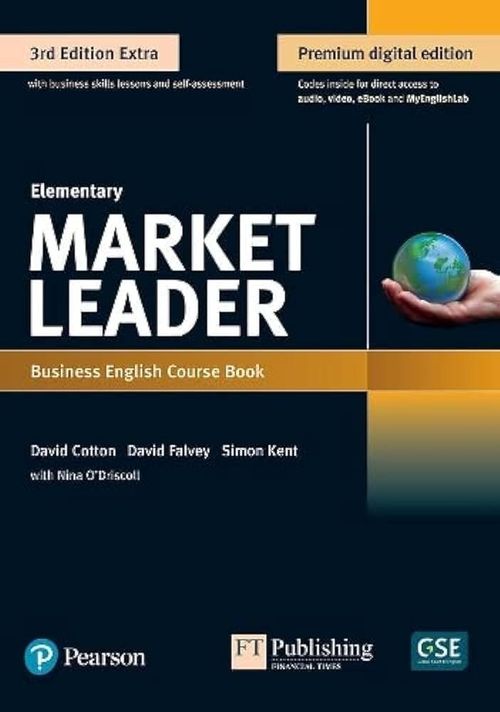 MARKET LEADER  ELEMENTARY-   COURSEBOOK ,EBOOK, QR, MEL & DVD PACK  3rd Ed