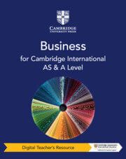 CAMBRIDGE INTERNATIONAL AS & A LEVEL  BUSINESS - Digital Teacher's Resource *4rth Edition*