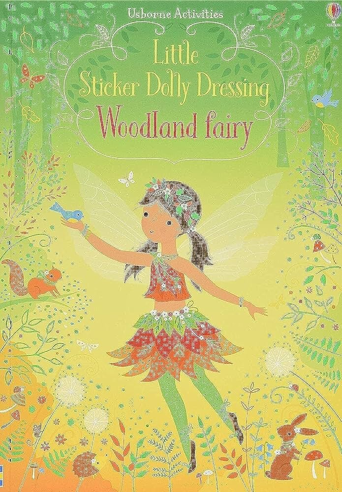 little sticker dolly dressing woodland fairy Little Sticker Dolly Dressing Fairy