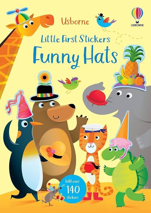 FUNNY HATS - Little First Stickers