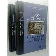 DICCIONARIO JURIDICO ESP/ING - 2 Tomos  **Nueva Edición**